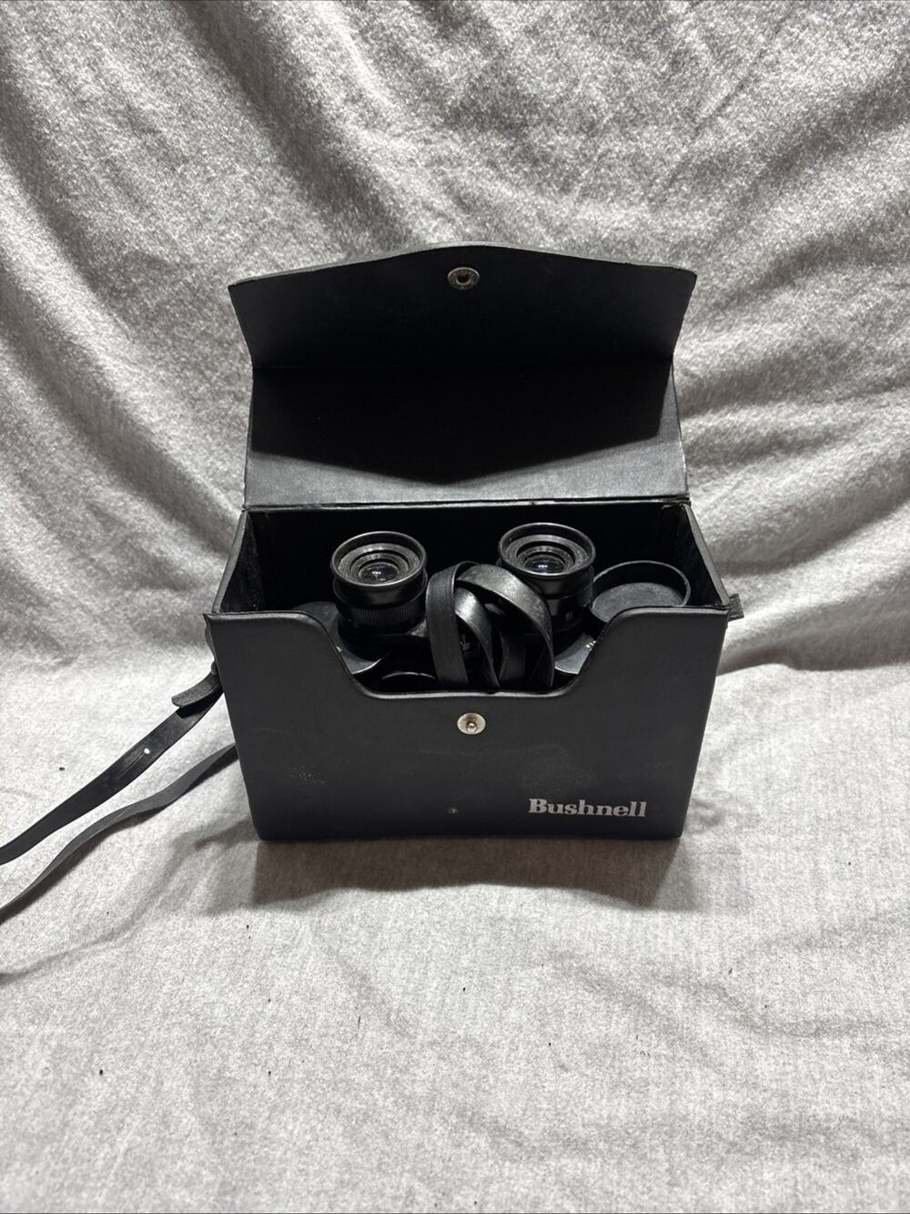 Bushnell Ensign 7x35 Vintage Binoculars with Case Fully Coated Optics